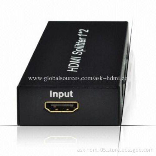 HDMI Distribution Amplifier, 1 x 2, 3D, 5V DC/1A Power Supply